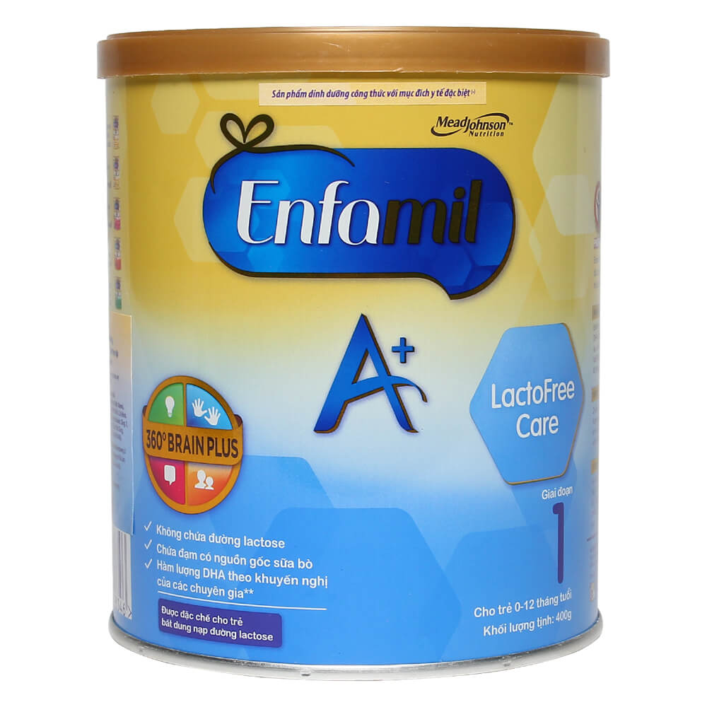 Sữa bột Enfamil A+ Lactofree Care