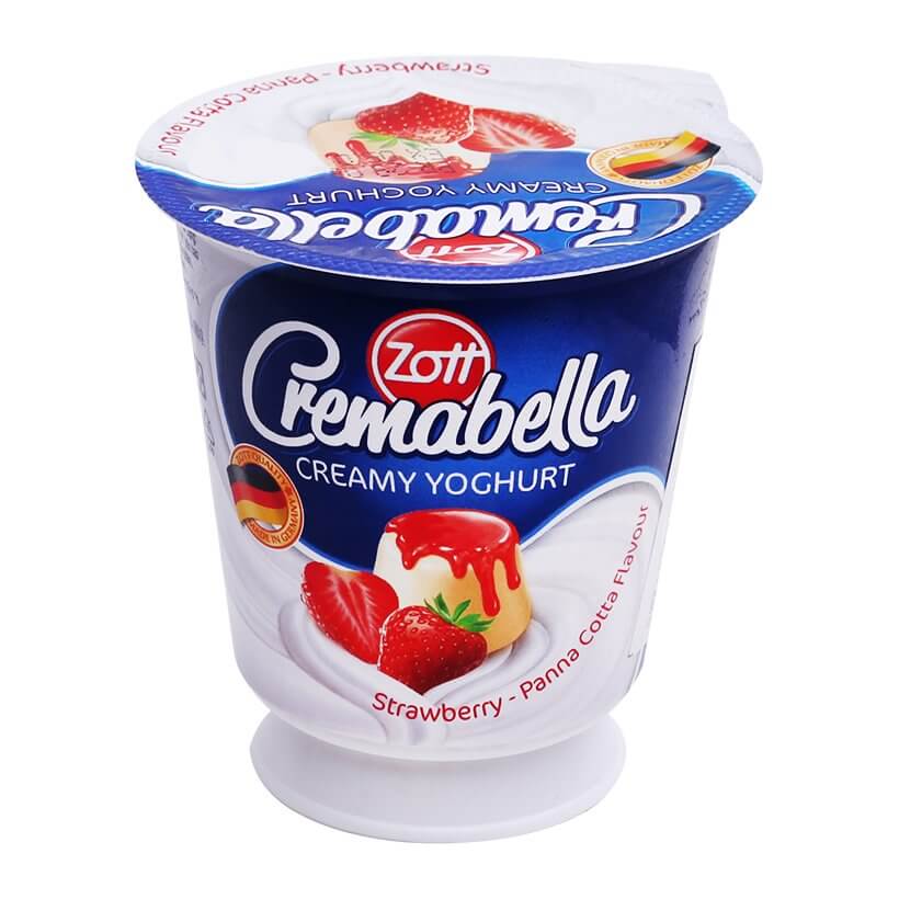 Sữa chua nguyên kem Zott Cremabella