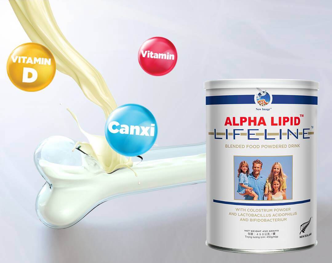Sữa non Alpha Lipid tốt cho người bị loãng xương