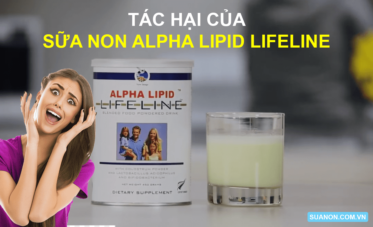 Tac hai cua sua non Alpha Lipid Lifeline