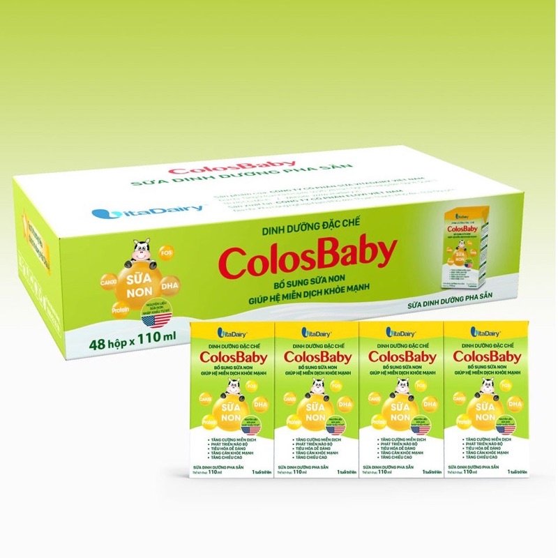 Sản phẩm sữa bột đã được pha sẵn Colosbaby – Giúp trẻ tạo miễn dịch tự nhiên và ngăn ngừa bệnh vặt